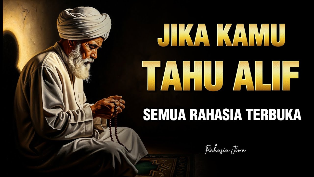 RAHASIA HURUF ALIF✨ GERBANG TUNGGAL MENUJU KESADARAN TERTINGGI | SEGALANYA AKAN TERBUKA 🌀