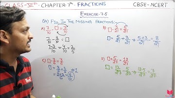 Q4) Ex 7.5 Class 6 Maths Chapter 7 Fractions | Maths Class 6 CBSE NCERT Apni ClassRoom By Deepak