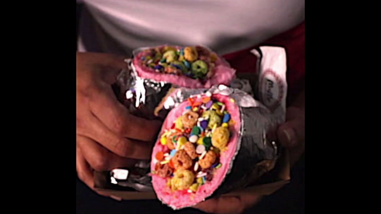 The Flurrito A Fluffy Crunch Fairy Floss Ice Cream Burrito. YouTube