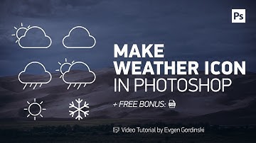Make Weather Icon + FREE Psd - Photoshop Tutorial