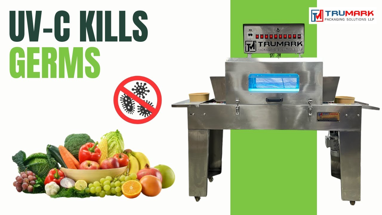 Автоматический туннельный аппарат для УФ-С дезинфекции в пищевой, фармацевтической и потребительс...