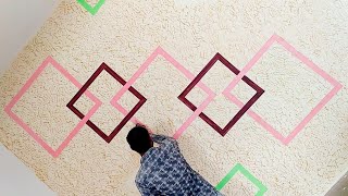 About this video wall painting design ideas and easy method for royal
gold shading