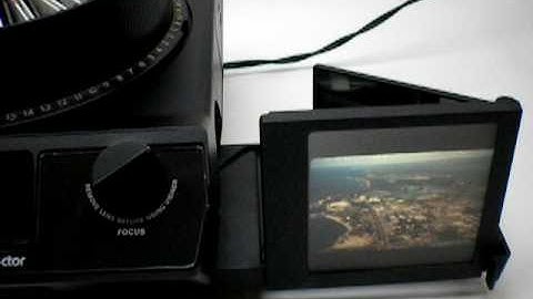 SOLD! Kodak Carousel 5200 Slide Projector Built-In Slided Viewer