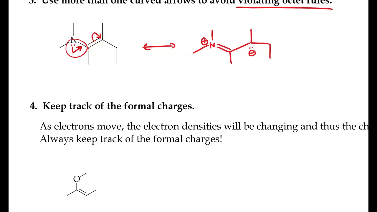 Rules for Drawing Resonance Structures