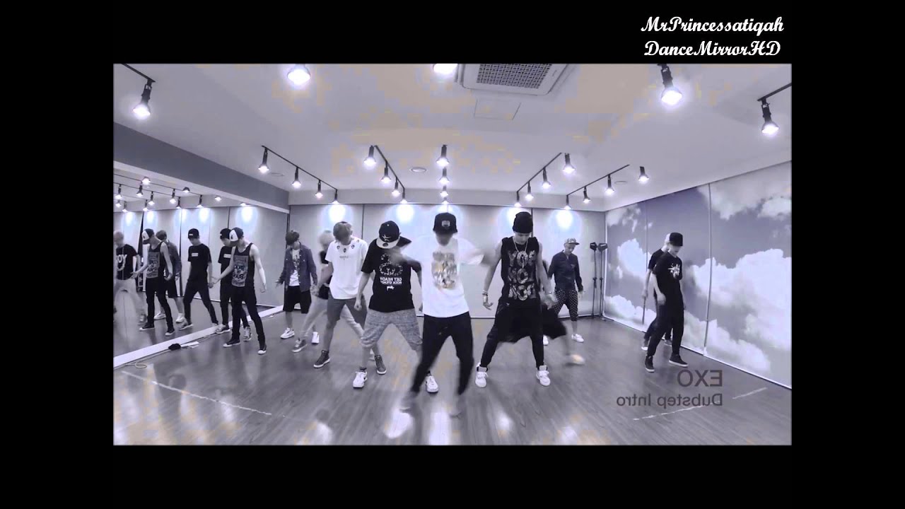 EXO - Dubstep Intro Dance Practice Mirror [HD]