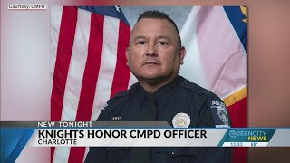 Beloved CMPD officer honored at Charlotte Knights game