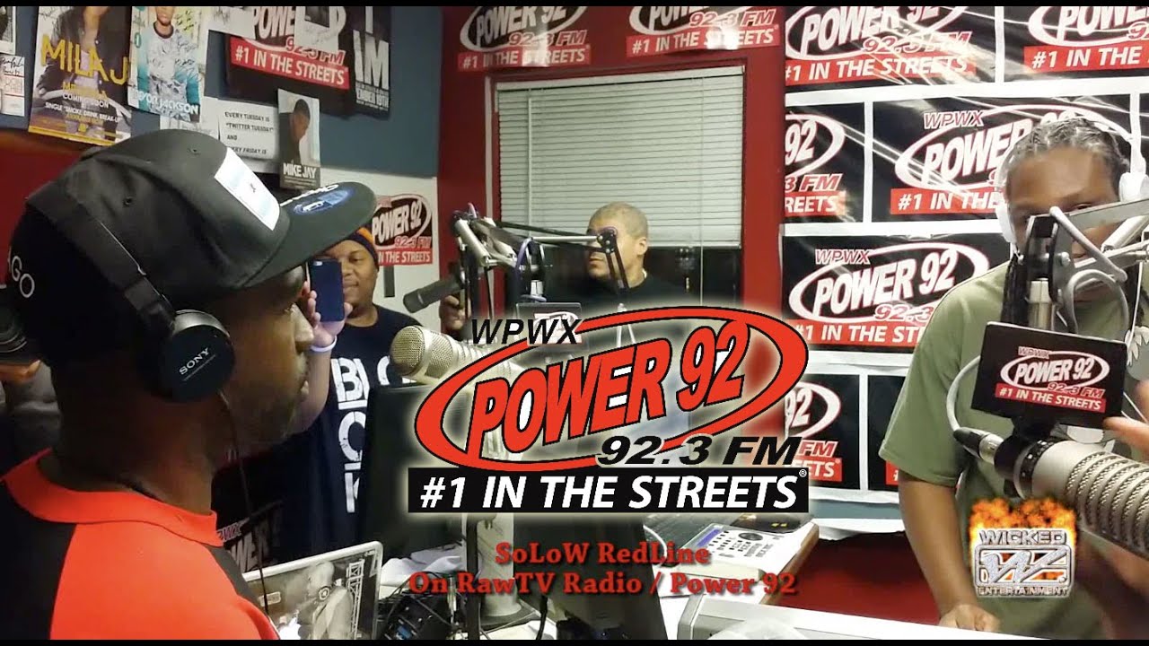 SoLoW RedLine at Power 92 Chicago Live Freestyle Raw TV Radio [SoLoW74