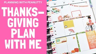 Fall Happy Planner Plan with Me | Seasonal Planner Spread | Thanksgiving | Autumn | Everyday Wealth