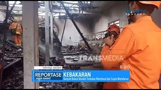 Kebakaran Pabrik Konveksi di Tasikmalaya