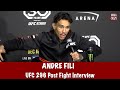 Andre Fili talks speaking to Joe Rogan in the cage, Zach Bryan walkout song &amp; TKO win at UFC 296