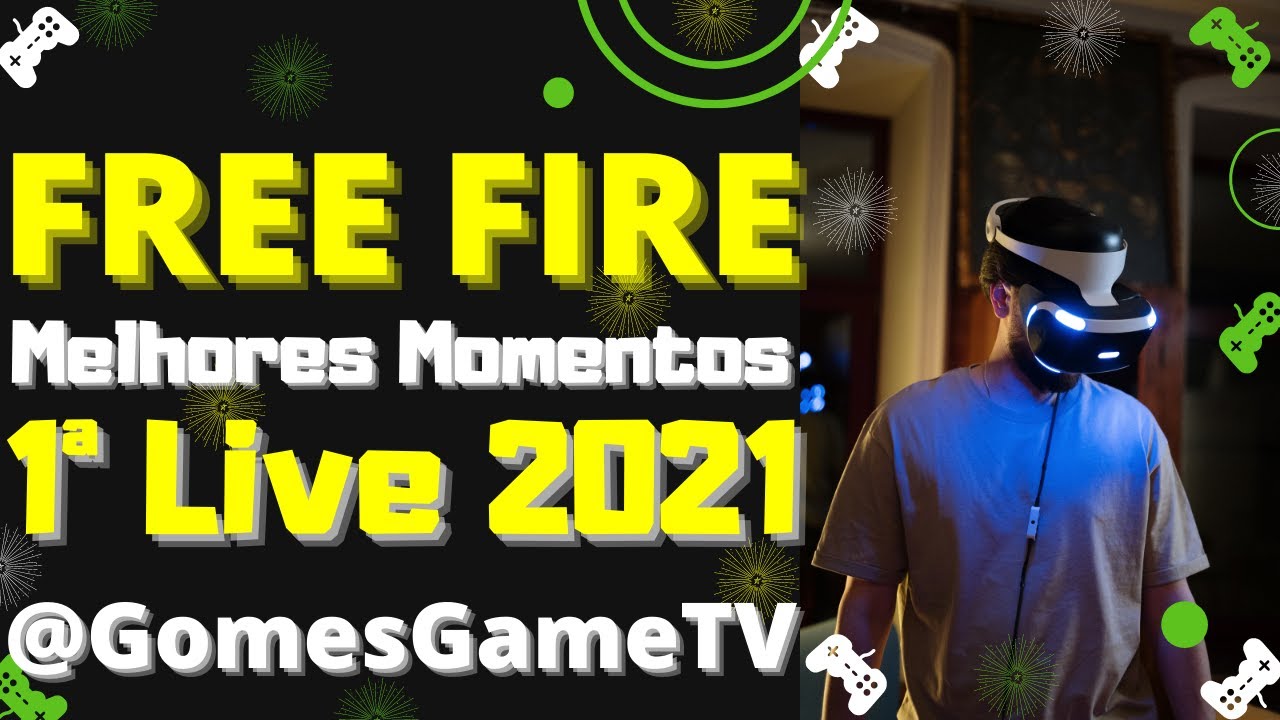 FREE FIRE - Melhores Momentos da Primeira Live 2021 - Trilhando a Jornada de Noob a Pro! GomesGameTV