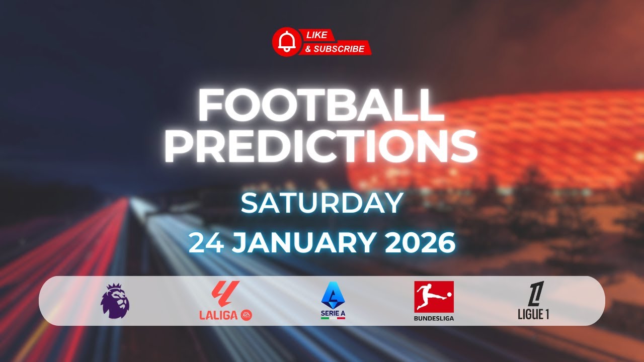 Today’s Football Tips (24 Jan 2026) | EPL, LaLiga, Serie A & More | Handicap & O/U Picks