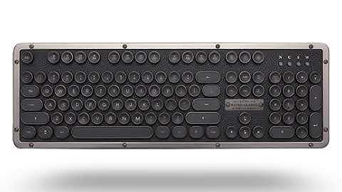 Azio Retro Classic Keyboard - The Best Mechanical Keyboard | Typewriter