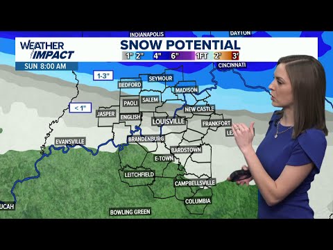 توقعات الطقس لتساقط الثلوج والبرد خلال عطلة نهاية الأسبوع بالإضافة إلى موجة برد قطبية وشرح مفصل