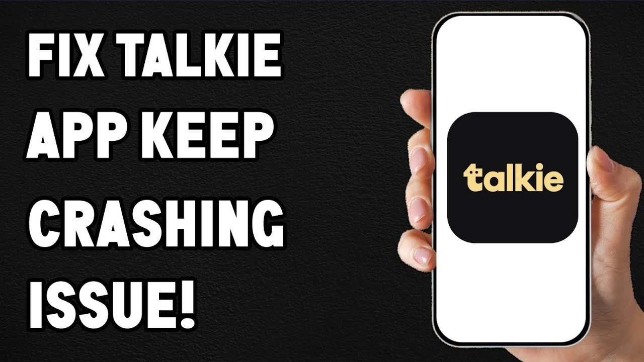 How to fix talkie app keeps crashing - YouTube