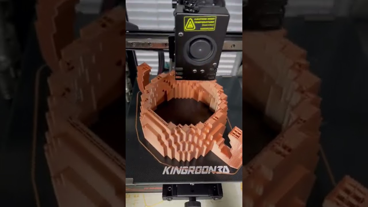 PIXEL TROPHY / TROFEO PIXELADO 3D Printed by the KINGROON KP3S Pro