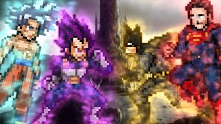 Batman And Superman Vs Goku And Vegeta