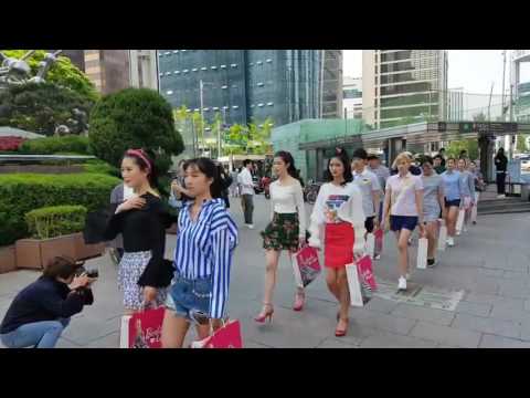 명동롯데백화점 x 대덕대학교모델학과 바비패션쑈