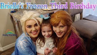 Brielle's Frozen Themed Third Birthday Party