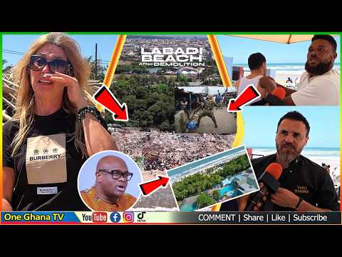 German Visitor Cry Over LABADI BEACH DEMOLISHING! Action was a request by Labadi Hotel - Stan Dogbe