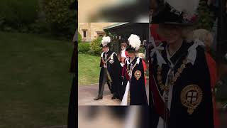 King and Queen Lead Royal Family at Historic Garter Day Procession #shortvideo