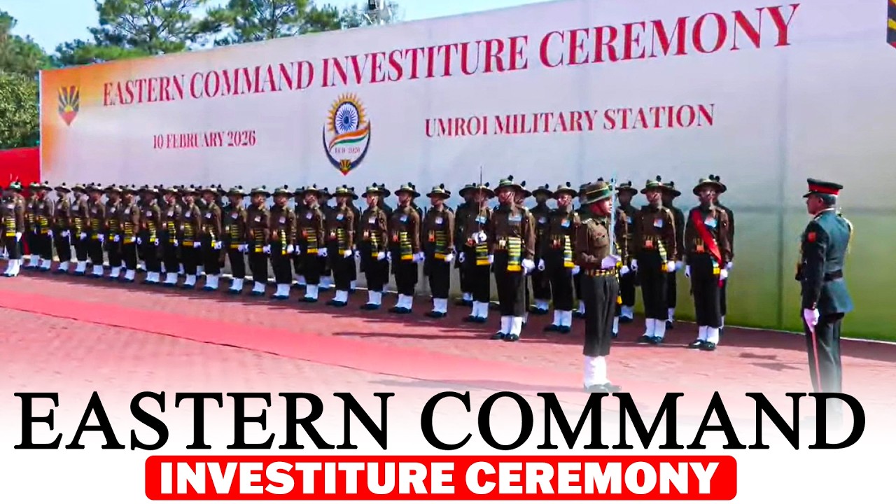 WATCH LIVE: Eastern Command Investiture Ceremony | Umroi Military Station | Meghalaya |Indian Army