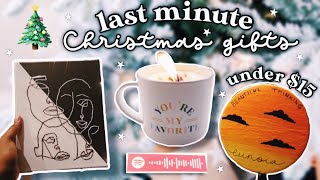 LAST MINUTE CHRISTMAS GIFTS UNDER 15 affordable and aesthetically pleasing