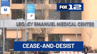 Nurses Union Receives Cease-And-Desist Letter From Legacy Health Over Ice Concerns