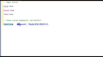 SSMS Cycle Clipboard