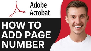 How To Add Pagenumber in Adobe Acrobat Pro | Easy & Fast