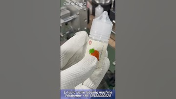 labeling machine | 30ml e liquid bottle labeling machine #manufacturer #labelingmachine #labeling