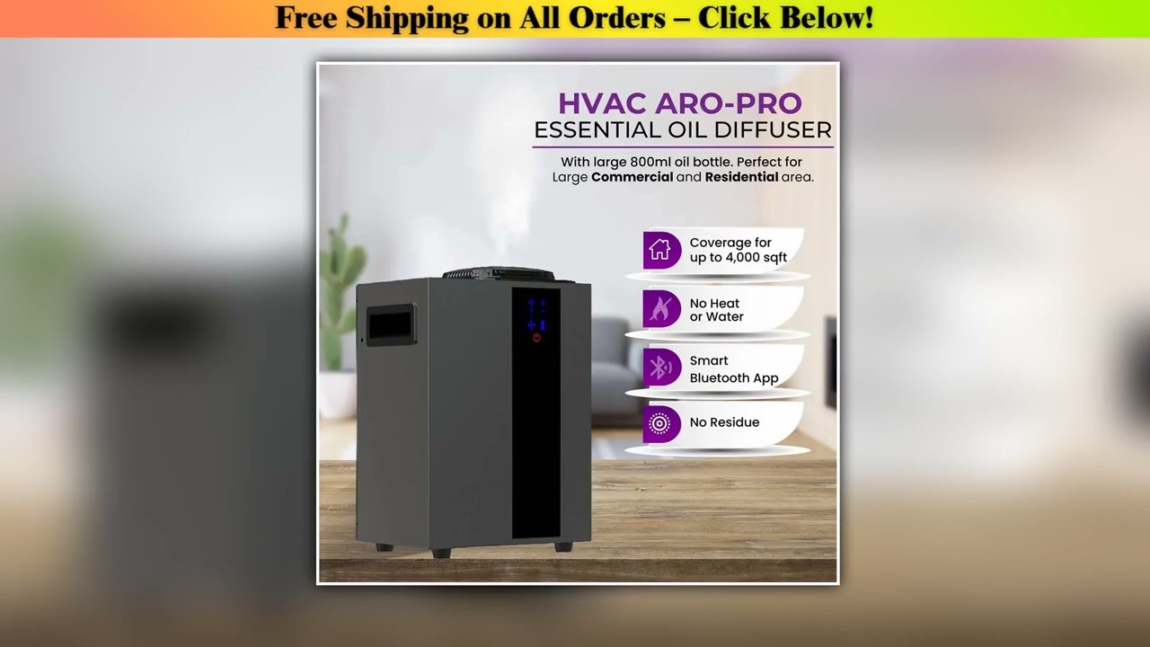 NAMSTE 4000m HVAC System Aroma Diffuser Smart APP Control Waterless Essential Oil Diffusers Home