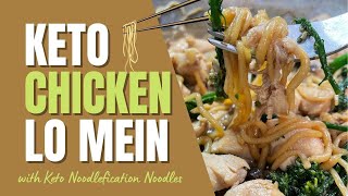 Keto Chicken Lo Mein with KETO EGG NOODLES (Noodlefication Recipes)