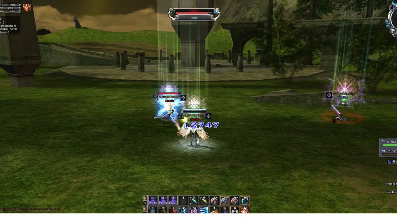 DUEL MAGE VS WARRIOR CORA (AURA CB) DAMAGE 12K ???  RF CLASSIC INDONESIA !!!