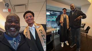 Shaq Attends Son Shaqir's College Graduation 1 Week After His Own! 🎓