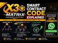 X3 Matrix Smart Contract Code Explained | How Level 2 Unlocks with 6 Positions