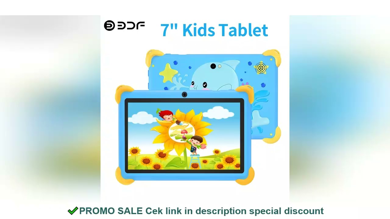 2025 New 7 Inch Cartoon Pattern Kids' tablets Quad Core 4GB RAM 64GB ROM 5G WiFi Learning Education