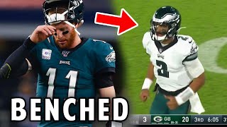 HIGHLIGHTS: Jalen Hurts Replaces BENCHED Carson Wentz | Eagles vs. Packers