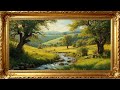 Flowing Waters and Majestic Mountains – 4K Nature Wallpaper | 4K Frame TV Art