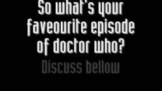Docandk9S Doctor Who Advent Calendar Day 8- Best Episode O Who.wmv