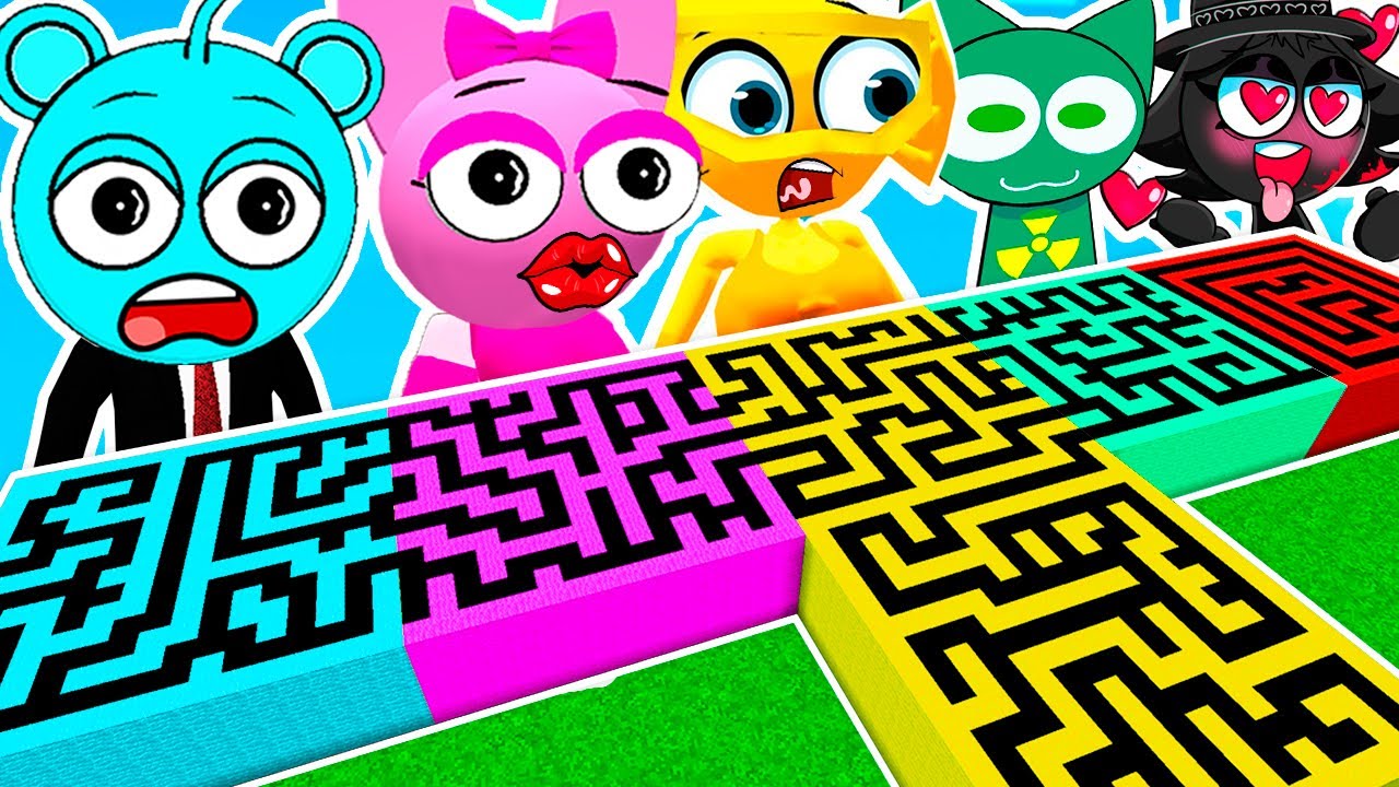 СПРУНКИ ПОТЕРЯЛИСЬ в ОГРОМНЫХ ЛАБИРИНТАХ в МАЙНКРАФТ!