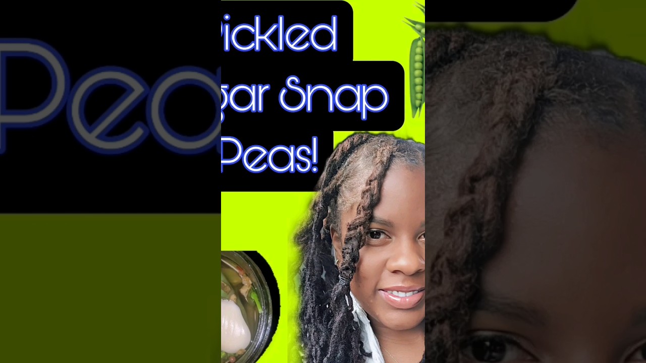 Pickled Sugar Snap Peas! 🫛🫙  LIKE AND SUBSCRIBE 👍🏾❤️               