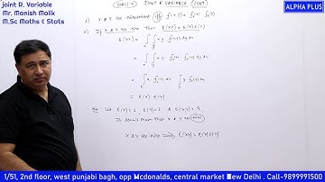 Joint random variable continuous (part 2)