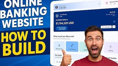 How to design an online banking website with sleek and modern design in 2025 grand chase Bank