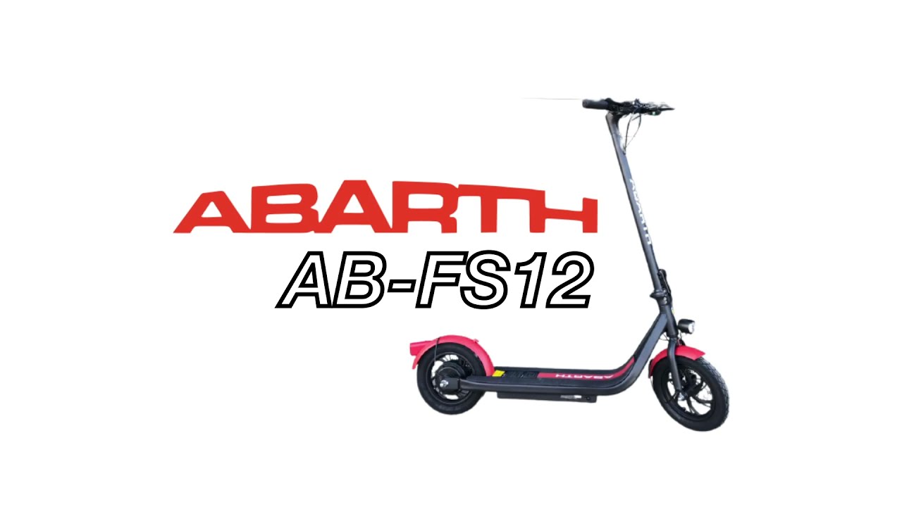 Monopattino Elettrico ABARTH AB-FS12 - Unboxing e Assemblaggio - Bikeandmob.it  - YouTube