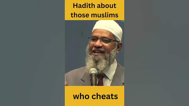 What does Islam say about cheating | #shorts #youtubeshorts #drzakirnaik
