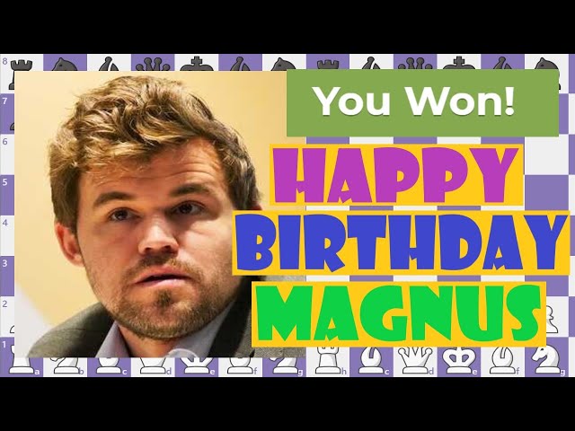 2700chess on X: Happy 33rd Birthday to Magnus Carlsen! He was