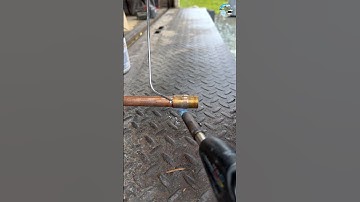 Soldering A Brass Nipple (MIP) #shorts
