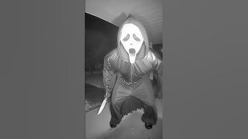 GHOSTFACE AT MY DOOR? 😱 #halloween #jakepaul #scary #brainrot #funny #ai #ghostface #viral #comedy