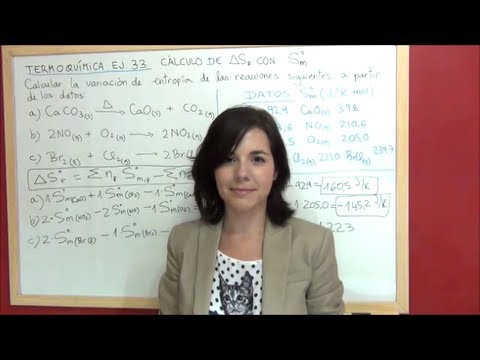 Vídeo: Como calcular entropias molares?